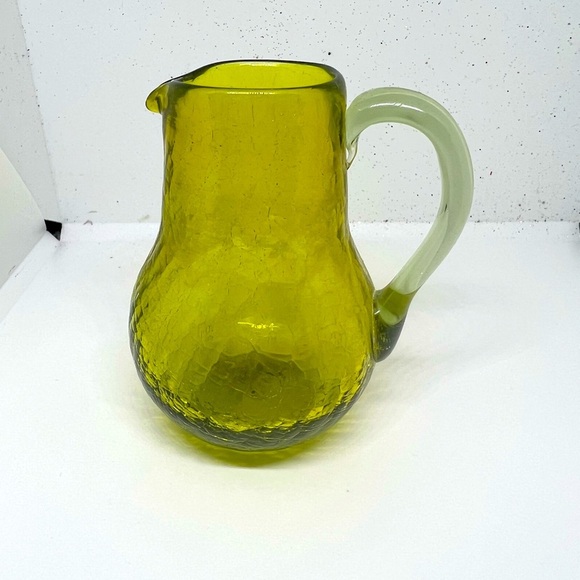 Other - Crackle glass vase
